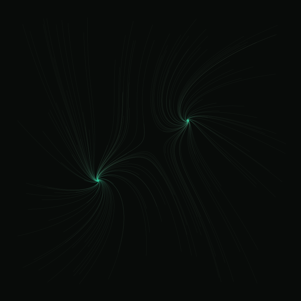 Field — patina palette, field magnitude mapping